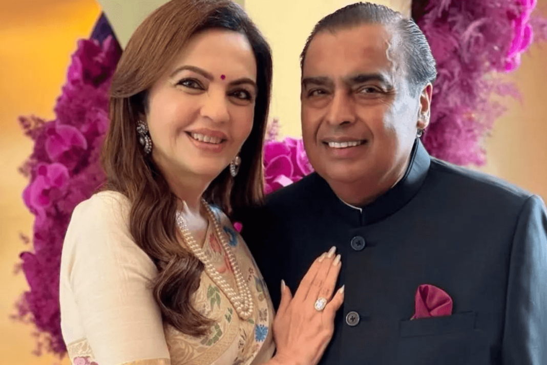 Mukesh Ambani and Nita Ambani