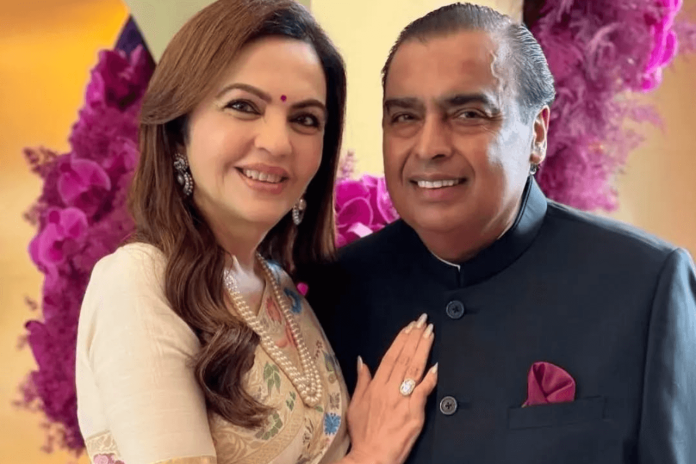 Mukesh Ambani Mukesh Ambani and Nita Ambani