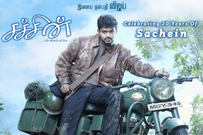 Actor Vijay’s ‘Sachein’ Re- Release Sales reach Sachein Re Release Poster