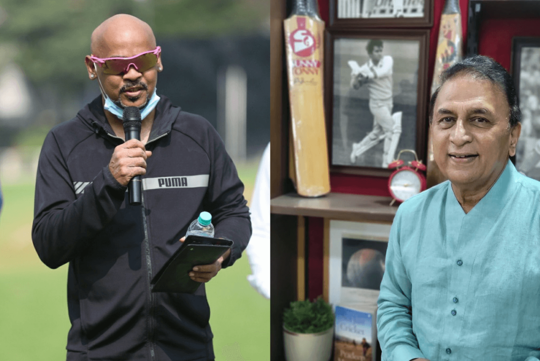 Sunil Gavaskar and Vinod Kambli Image
