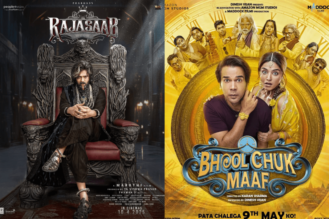 The Raja Saab and Bhool Chuk Maaf Movie Poster