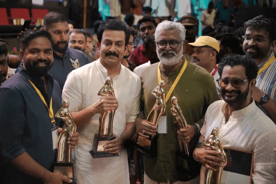 ‘Aadujeevitham’ bags Multiple Awards in Kerala State Film Awards