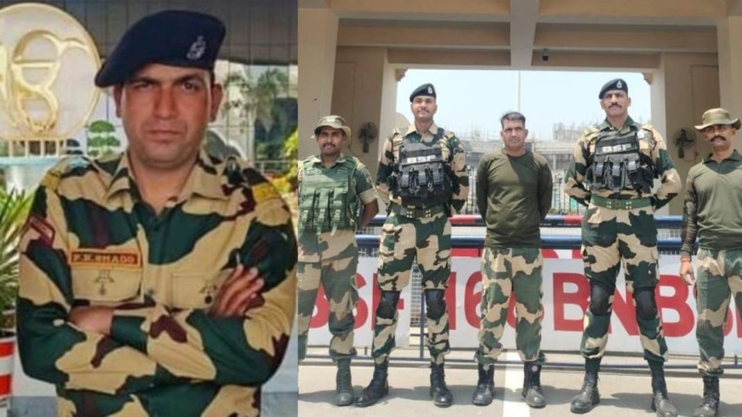 BSF Jawan Purnam Kumar Shaw returns India Attari border handover