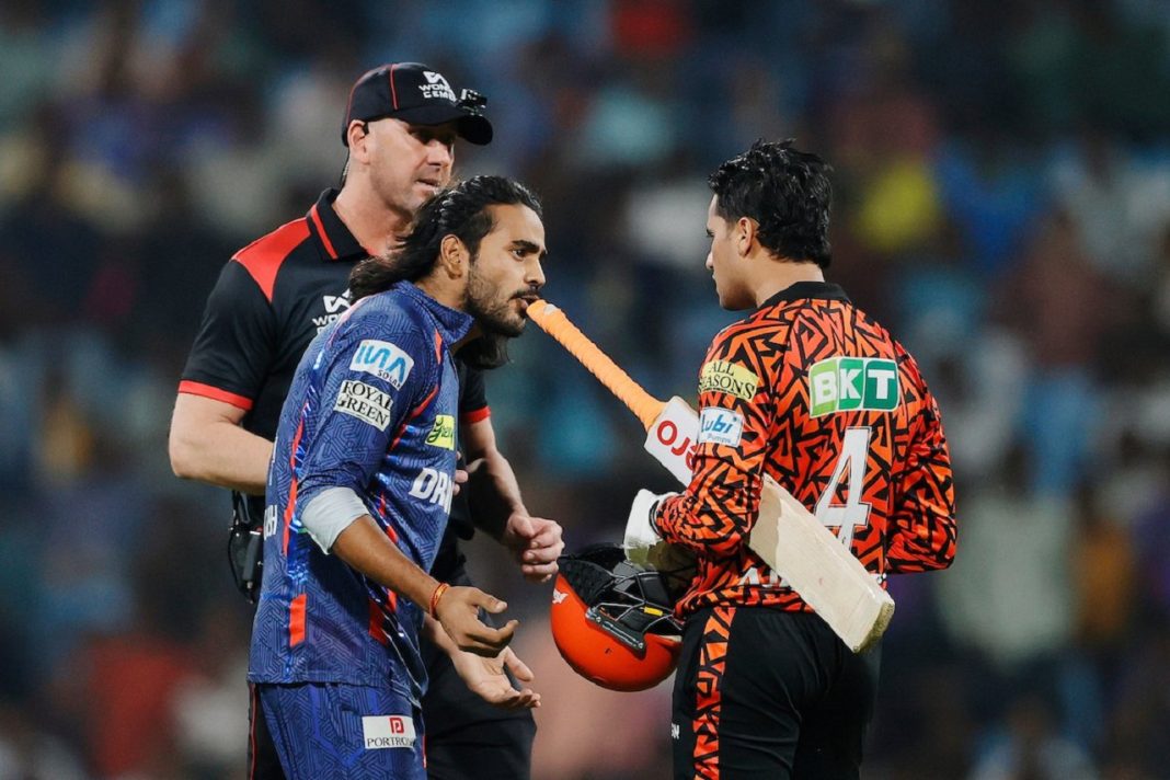 Digvesh Rathi Abhishek Sharma fined ipl code of conduct breaching