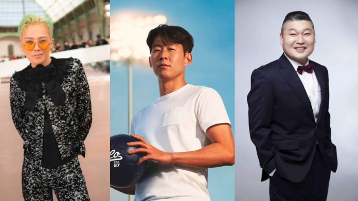 K-Culture, Hana Bank, G-Dragon, Son Heung Min, Kang Ho Dong, Korean celebrities K-Culture, Hana Bank, G-Dragon, Son Heung Min, Kang Ho Dong, Korean celebrities