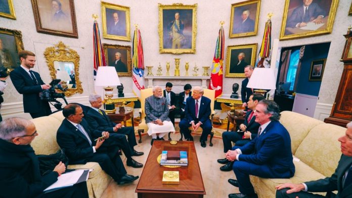 Modi speaks to Trump on tariffs Modi speaks to Trump on tariffs