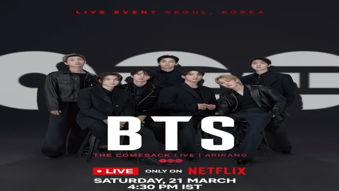 BTS Comeback Live Netflix India BTS Comeback Live Netflix India
