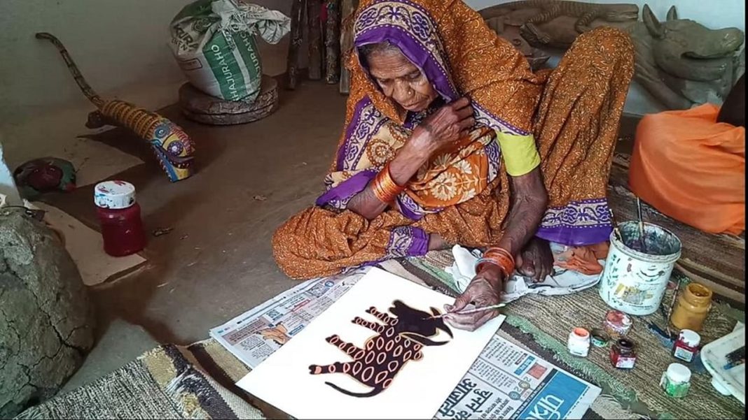 New Delhi Art Scene Today: Jodhaiya Bai Baiga At Ojas Art