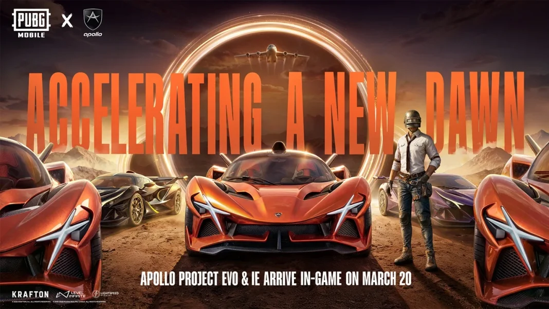 PUBG Mobile Apollo Collaboration Explained: Cars, Skins, and Features