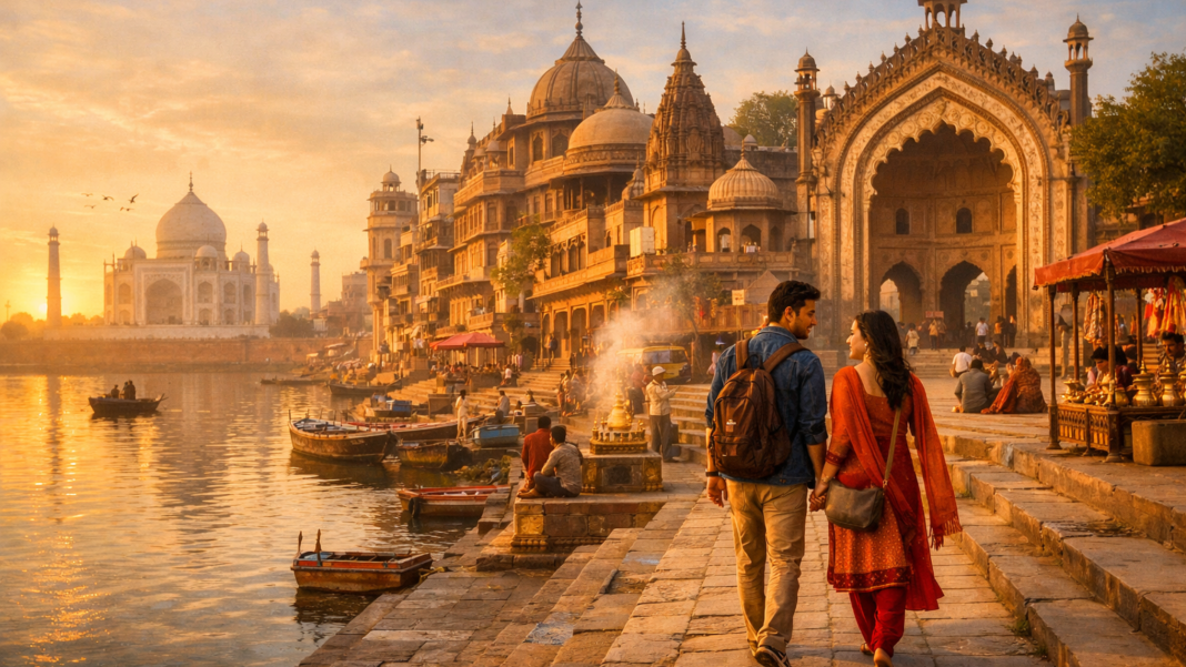 Best Destinations In Uttar Pradesh For Couples On A Budget With Low-Cost Stays And A Full Weekend Plan Best destinations in Uttar Pradesh for couples featuring Agra, Lucknow and Varanasi for budget weekend getaways