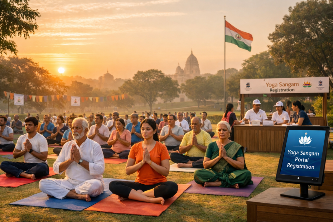 Running A Local Fitness Centre Or NGO? How To Register On The Yoga Sangam Portal For Government Certification This Week Yoga Sangam Portal registration for yoga centres and NGOs participating in International Day of Yoga 2026 events in India