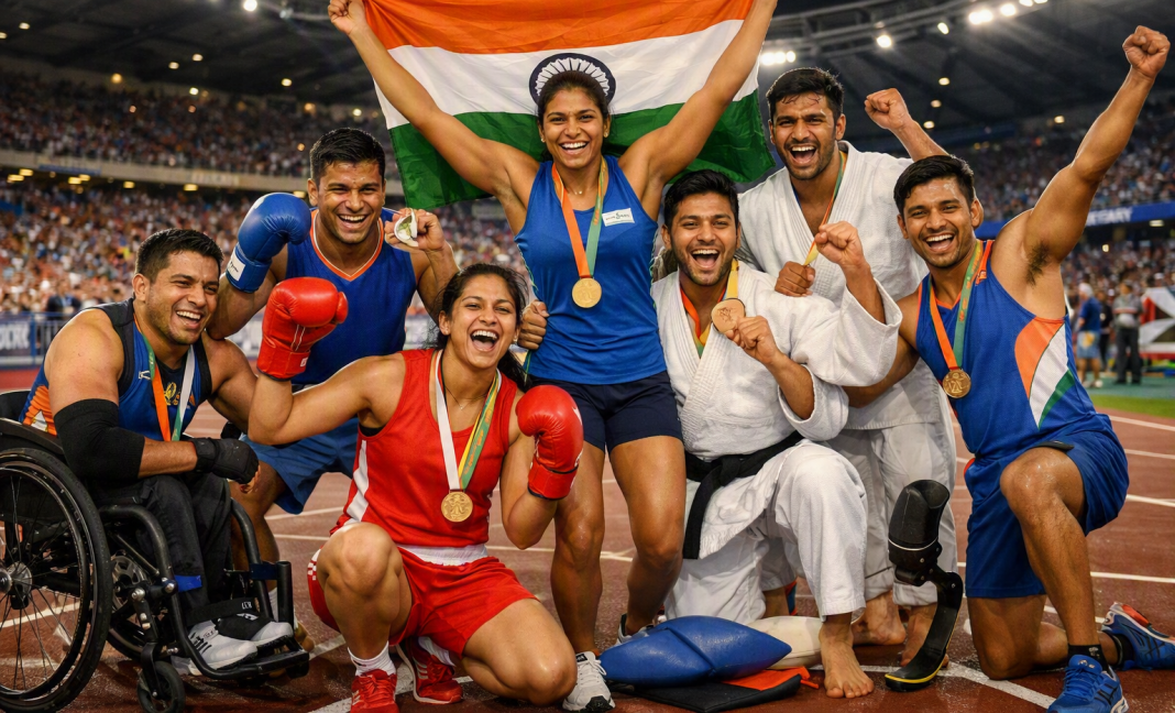 India Won 39 CWG Medals, but Which Athletes Changed the Country’s Sporting Future? Indian athletes celebrate 39-medal Commonwealth Games 2026 campaign