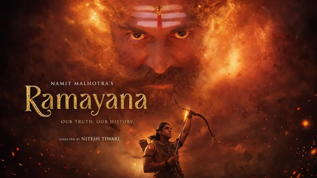 Ramayana Release Date Confirmed For November 6: Why Is The Date Special For Ranbir Kapoor? Ramayana Part One poster featuring Ranbir Kapoor as Rama