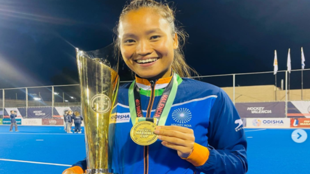 Lalremsiami Becomes Mizoram’s First Arjuna Award Athlete: How Did She Make Hockey History? Lalremsiami playing hockey for India at the 2026 FIH Women’s Hockey World Cup