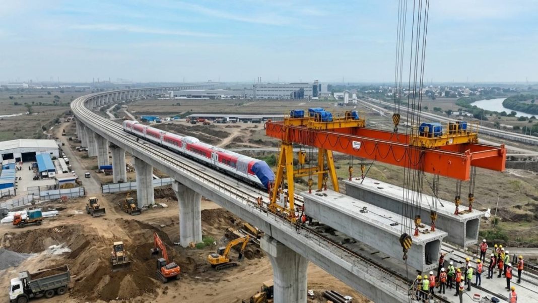 Mumbai-Ahmedabad Bullet Train Cost Climbs To ₹2.1 Lakh Crore: Why Has India’s Flagship Rail Project Become So Expensive? Mumbai Ahmedabad bullet train construction and high-speed rail project