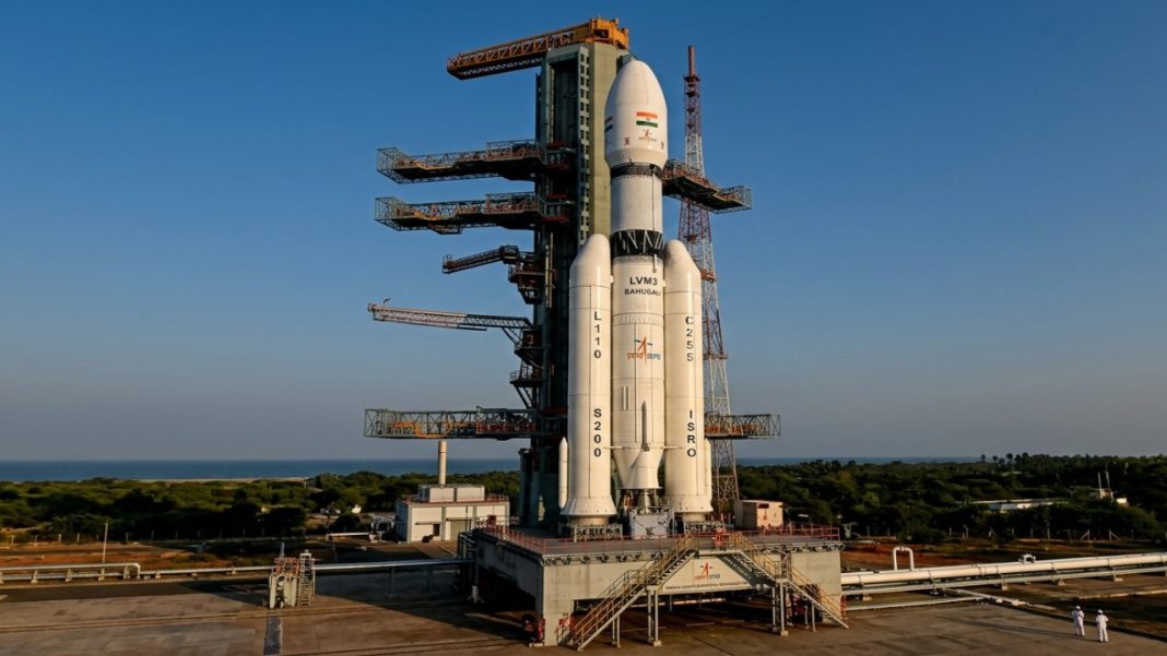 ISRO’s LVM3 ‘Bahubali’ Rocket Technology Draws Interest From L&T, Adani And JSW: Could India’s Heaviest Launcher Soon Be Built By Private Industry? ISRO LVM3 Bahubali rocket launching into space