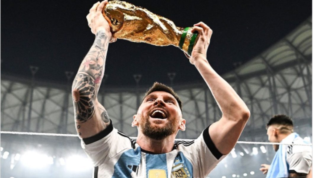 Lionel Messi Retires From International Football After 21 Years With Argentina: Will The 2022 World Cup Final Remain His Defining International Moment? Lionel Messi lifting the FIFA World Cup trophy with Argentina after the 2022 final